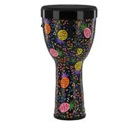 GEWA Liberty Djembé Nestable - Tamaño (diámetro): 10' (25,4 cm), altura: 19,5' (49 cm) - Crazy Neon