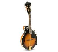 GEWA Mandolina F-1 Select - Tapa de abeto - Fondo/aros de arce - Mecánicas doradas - Puente ajustable en altura - Incl. estuche premium - Acabado brillo Vintage Sunburst