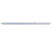 GEWA Marching Drum, Accesorios para tambor de marcha, Correa para Snare Drum y Surdo, Nylon blanco, 5 cm de ancho, ajustable con mosquetón