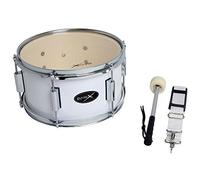 GEWA Marching Tenordrum, Tambor de marcha 14 x 10", casco de madera blanco, incl. correa y mazos