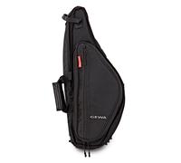 GEWA Funda Premium Gig Bag para Saxofón Alto - Cordura 600 Denier - Resistente a desgarros y al agua - Acolchado de 30 mm - Correas de mochila ajustables - Negro