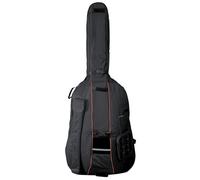 GEWA Contrabajo Gig-Bag Premium 1/8 - acolchado 10 mm, bolsillo para arco, correas de mochila, bolsillo de música