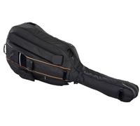 GEWA Contrabajo Gig-Bag Premium 4/4 - acolchado 10 mm, bolsillo para arco, correas de mochila, bolsillo de música