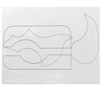 GEWA Protector de Tapa Pickguard Golpeador - para Guitarra - transparente/cristalino - PVC autoadhesivo - 20 x 25 cm - incl. plantillas para guitarra western, Gibson Dove, Golpe, Flamenco