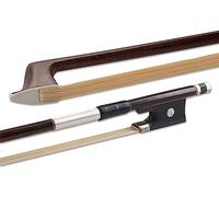 GEWA Pure Arco de violín 1/2 - Crin natural - Barra redonda - Nuez de madera dura