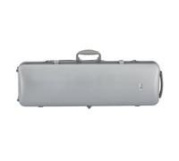 Gewa Pure Polycarbonate Oblong Violin Case Silver