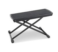 GEWA reposapiés FX, banquito para guitarra, negro, ajustable