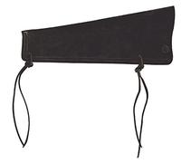 GEWA soporte para arco de contrabajo - Hecho a mano de cuero genuino - Negro