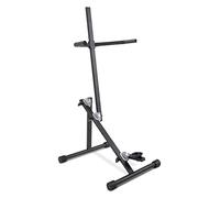 GEWA Soporte para contrabajo plegable – Altura ajustable 60–115 cm – Acero negro