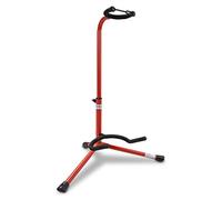 GEWA Soporte para Guitarra Classic - para guitarra acústica y eléctrica - cierre de goma - superficie de apoyo 56x34 cm - rojo - GS-10RD