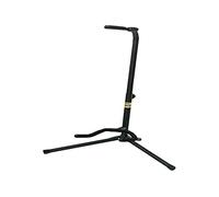 GEWA Soporte de guitarra Luxe, regulable en altura de 60 a 83 cm, base 55x35 cm, negro