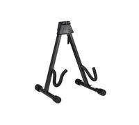 GEWA soporte para guitarra FX Classic, soporte para guitarra, estilo A, adecuado para guitarra eléctrica y bajo eléctrico, negro, plegable