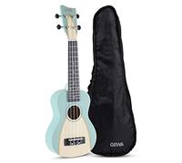 GEWA Soprano Ukulele Manoa Surfstyle - Cuerpo Tilo - Motivo Pacific Lagoon - incl. Funda - W-SO-GR