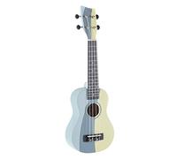 GEWA Soprano Ukulele Manoa Surfstyle - Cuerpo Tilo - Motivo Tropical Waves - in unda - W-SO-BL