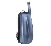 GEWA Space Bag Azul con estuche para arco - Estuche/mochila para violín de 4/4-3/4 - Tapa exterior de policarbonato - Parte trasera ergonómica - Compartimentos para accesorios