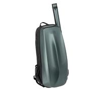 GEWA Space Bag Verde con estuche para arco - Estuche/mochila para violín de 4/4-3/4 - Tapa exterior de policarbonato - Parte trasera ergonómica - Compartimentos para accesorios