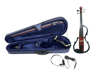 GEWA Strings Violín Eléctrico Barnizado rojo/marrón transparente