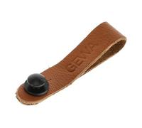 GEWA Tie Strap Correa de cuero para fijar la correa de la guitarra, cuero auténtico, circunferencia de la correa 17 cm, para guitarras y ukeleles sin botón para correa, marrón