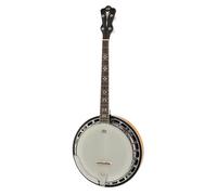 Gewa 505031 Banjo 4 Cuerdas, Parche Original Remo, con Estuche