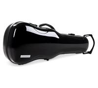 GEWA Violaformetui AIR 2.0 Negro de alto brillo, con asa lateral adicional, fabricado en Alemania