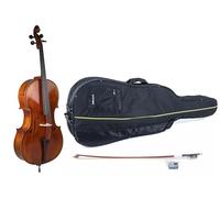 GEWA violonchelo, juego de violonchelo Allegro Antique VC1-3/4 listo para tocar in olsa, arco Massaranduba, cuerdas Larsen Aurora
