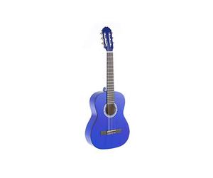 Gewapure Guitarra Clásica Basic 1/2 Azul Transparente