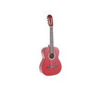 Gewapure Guitarra Clásica Basic 1/2 Rojo Transparente
