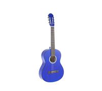 Gewapure Guitarra Clásica Basic 3/4 Azul Transparente