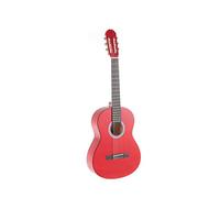 Gewapure Guitarra Clásica Basic 3/4 Rojo Transparente