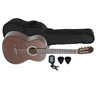 Guitarra clásica PURE GEWA Basic Set 4/4 color nogal, incl. funda, afinador, púas