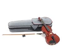 GEWApure Viola Set EW Ebano 39,5 cm Montado con Barbada, Cordal con microafinador, Arco, Resina, Estuche con Bandolera