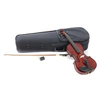 GEWApure Viola Set HW Madera dura 35,5 cm Montado con Barbada, Cordal con microafinador, Arco, Resina, Estuche con Bandolera