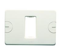 Gewiss 24 Compact - Placa Compact 1 módulo Marfil