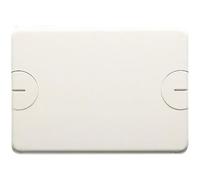 Gewiss 24 - Placa ciega caja 3 módulos empotrar marfil