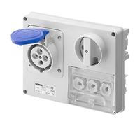 Gewiss 66 ib - Base protegida 16a 2 Polos+Tierra 220v ip44
