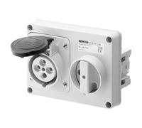 Gewiss 66 ib - Base protegida 16a 3 Polos+Tierra 500v ip44