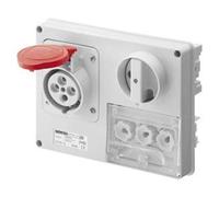 Gewiss 66 ib - Base protegida 32a 3 Polos+Tierra 380v ip44