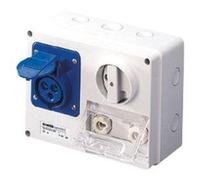 Gewiss 66 ib - Caja Hembra 16a 3 Polos+Neutro+Tierra 110v ip44 bajo Factor