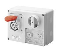 Gewiss 66 ib - Caja Hembra 16a 3 Polos+Tierra 380v ip44 bajo Factor