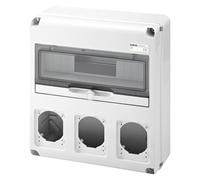 Gewiss 68 q-din - Cuadro distribución q-din 14 módulos 3 frontal base/s 16/32a