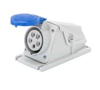 Gewiss base fija de pared a 90° ip44 2p+t 32a GW62488