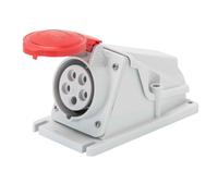 Gewiss base fija de pared a 90° ip44 3p+n+t 32a GW62493