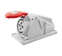 Gewiss base fija de pared a 90° ip44 3p+t 32a GW62492
