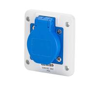 Gewiss Base fija empotrable 10º IP54 2P+T 16A 200/250V 50/60HZ GW62392