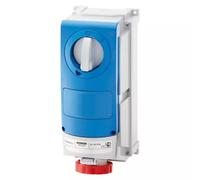 Gewiss base fija interbloqueadas vertical 3p+t 32a 380v ip66 GW66523