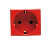 Gewiss Base Norma Alemana 2P+T 16A 250V AC 2M Rojo GW20297