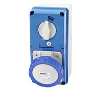 Gewiss - Base/s bloque/bloqueo vertical con fondo 16a 2 polos+tierra 230v sbf