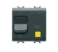 Gewiss Chorus - Interruptor diferencial magn.1 Polo+Neutro c6 10ma 230vca 3ka Negro