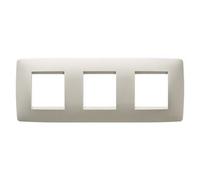 Gewiss Chorus - Placa One Interruptor 2+2+2 módulos Horizontal Marfil