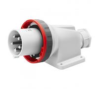Gewiss Clavija Fija 90º 3P+N+T 63A 380-415V IP67 Rojo GW61453